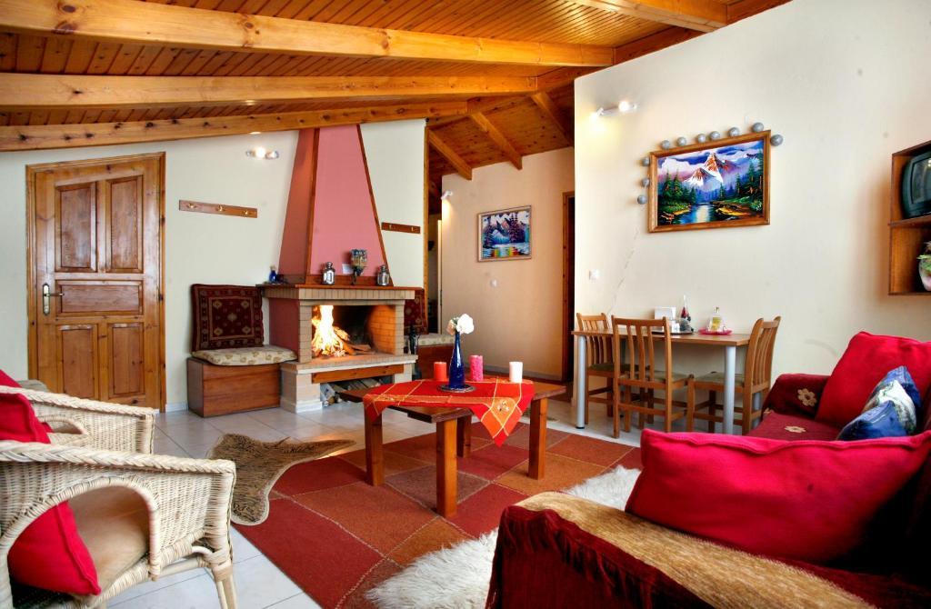 Patriko Appartement Arachova Kamer foto